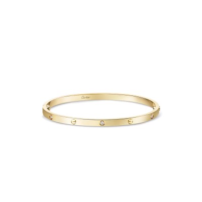 CARTIER LOVE BRACELET, SMALL MODEL, 6 DIAMONDS B6079417